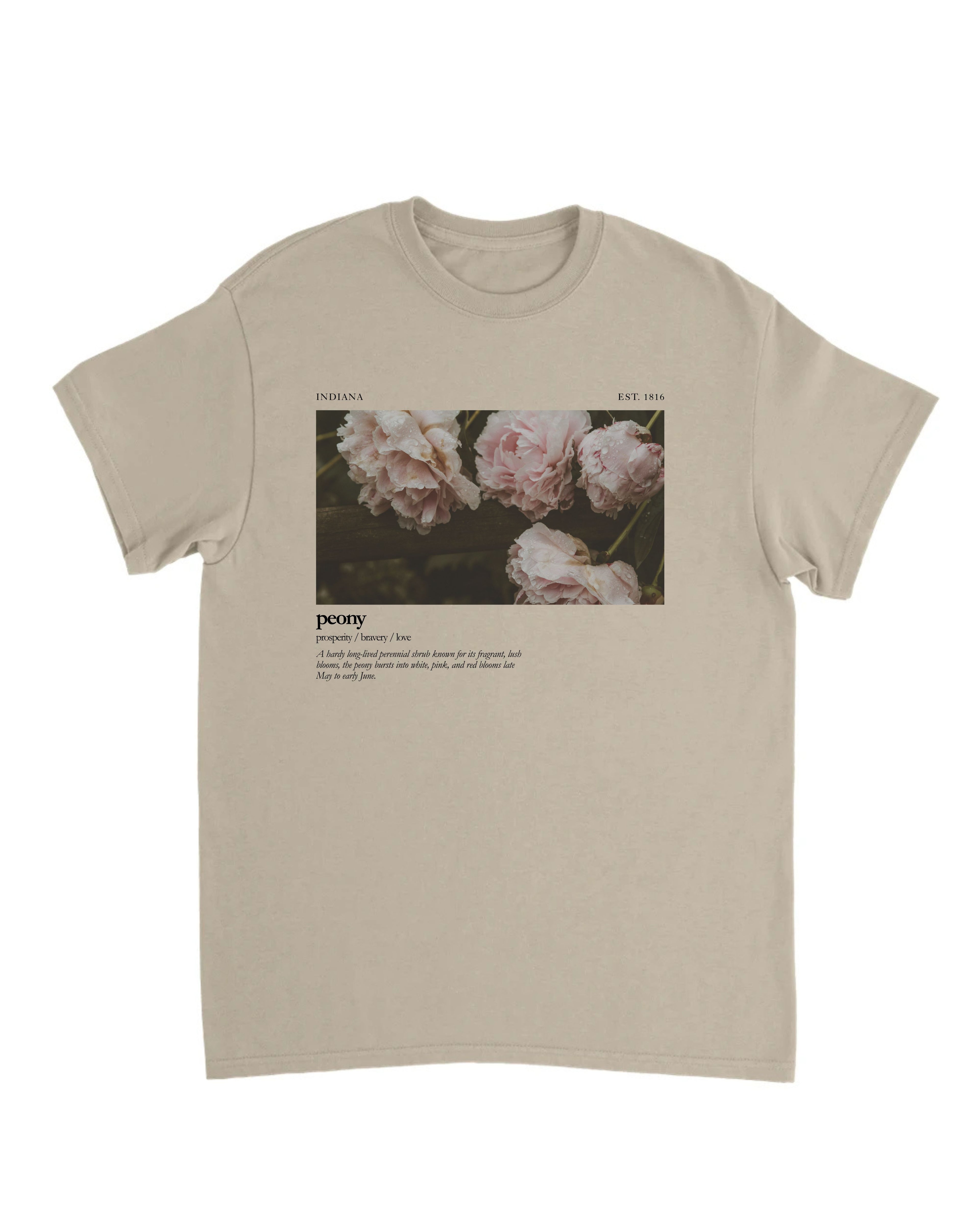 Indiana Peony Tee