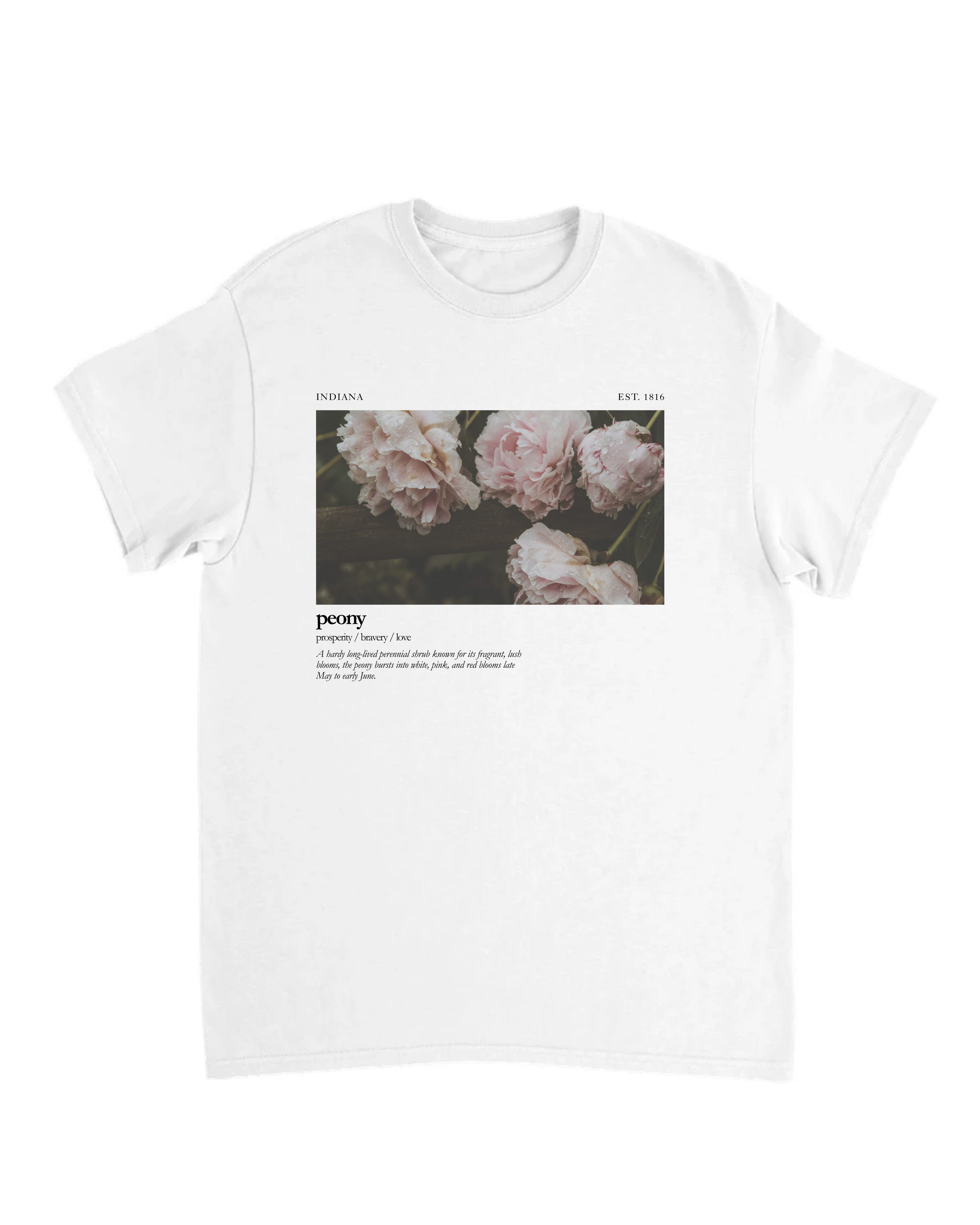 Indiana Peony Tee