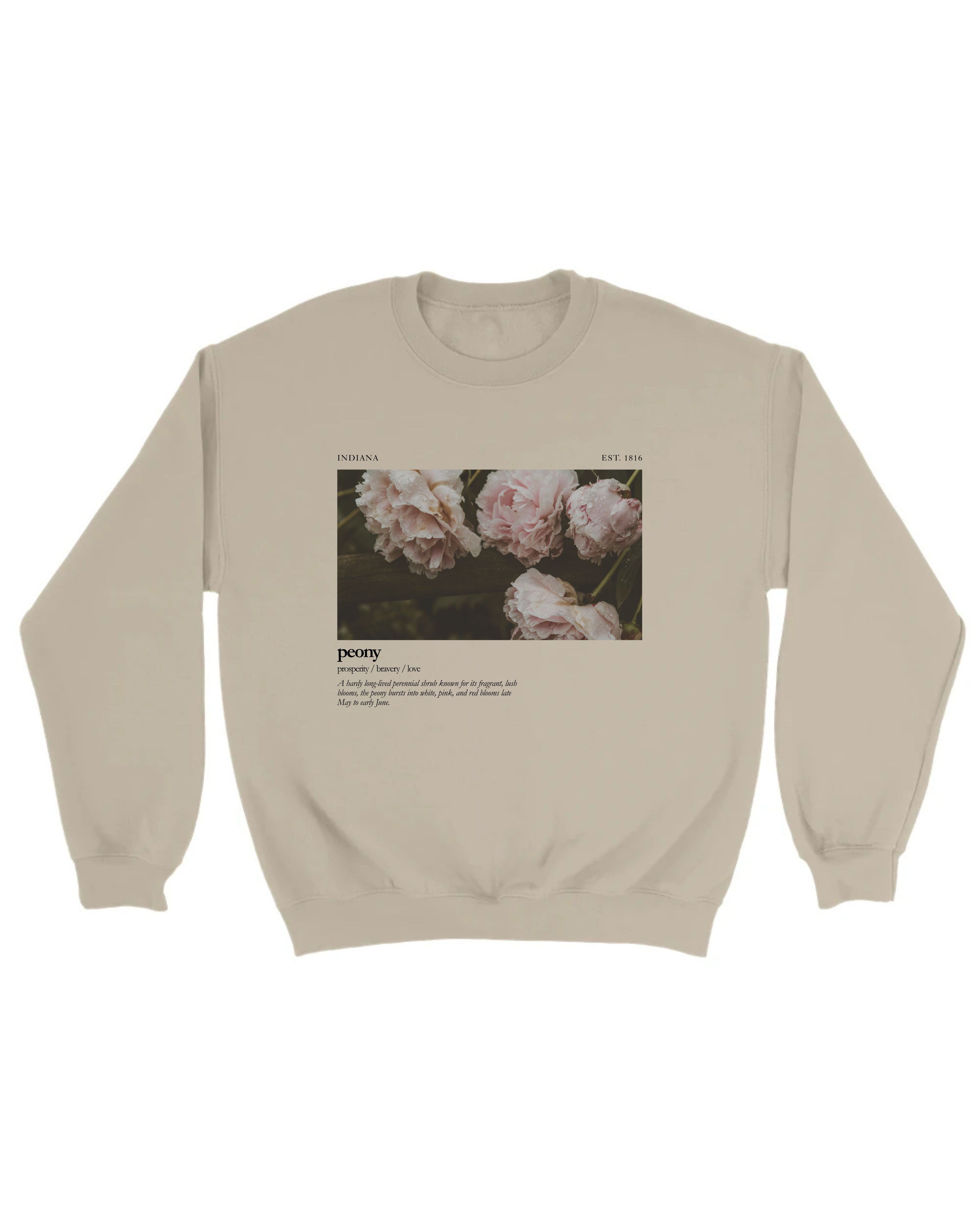 Indiana Peony Sweatshirt